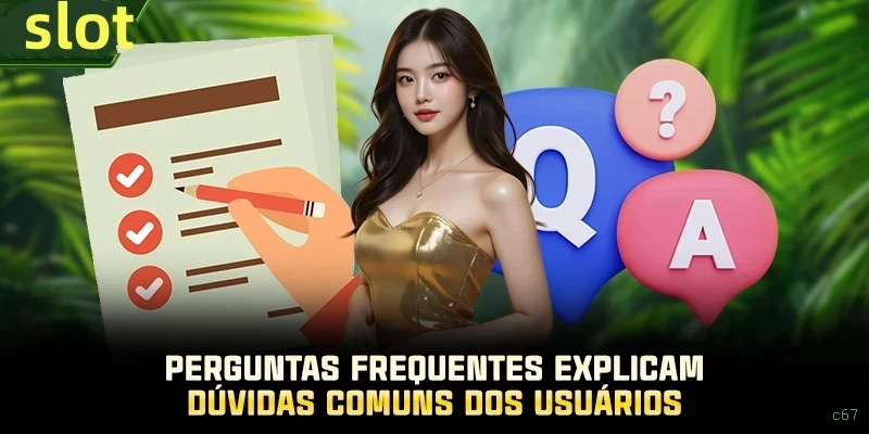 Central de dúvidas rápidas sobre o app c67